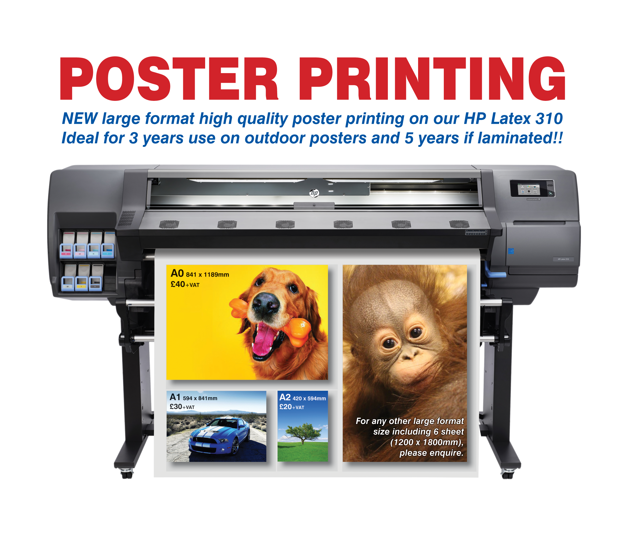 make posters on printer paper online free